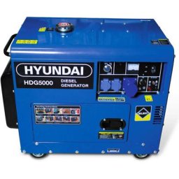 Groupe electrogene 5000w diesel Hyundai monophasé - HDG5000