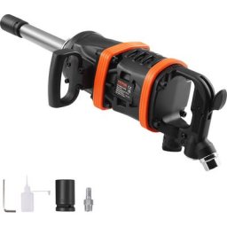 Cle a Choc Pneumatique Carre 2,54 cm Cle a Chocs a Air Comprime 7016 Nm 3000 tr/min Aluminium avec
