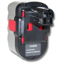 NiMH batterie 3000mAh (24V) pour outil électrique outil Powertools Tools Bosch gsb 24VE-2, gsr