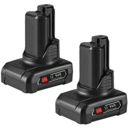 2X Batterie Bosch 12V Max 10.8V 4.0Ah pour outil ¨lectrique Bosch Batterie gsc gsa gro gos gop gli