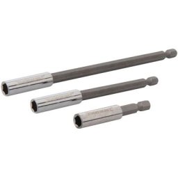 Silverline - 3 embouts de vissage magnétiques 3 pcs 724109