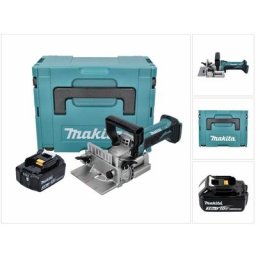 Makita - dpj 180 F1J 18 v Machine à rainurer sans fil 18 v 100 mm + 1x Batterie 3,0 Ah + Makpac