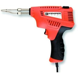 Fer à souder 200W- 230V Instantané + 2 pointes de rechange + bobine étain + pate à souder Malette