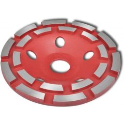Disque Diamant à Double Ligne 125 mm pour Poncer Béton, Pierre, Maçonnerie, Usage Universel