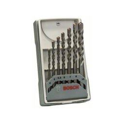 Jeu de forets pour béton 7 pièces tige cylindrique Bosch Accessories 2607017083 1 set W02949