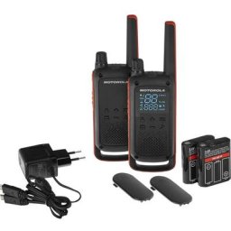 Talkie-walkie pmr Motorola Solutions tlkr T82 188068 jeu de 2 - noir, orange