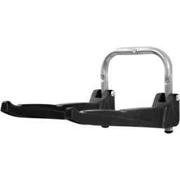 Support mural pour vélo 000371 aluminium, plastique argent-noir - argent-noir