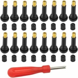 Valve Pneu Voiture 16 Pièces Valves de Pneu Valve Autos de Caoutchouc Voiture Pneu Tubeless Valve