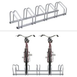 Ratelier velo Porte Vélo, Support Vélo, Range Vélo au Sol ,5 velos Systeme rangement pour velo