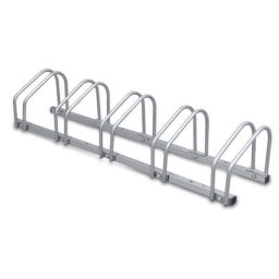 Ratelier velo 5 velos Systeme rangement pour velo - Argent - Hengda