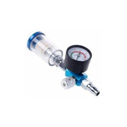Pistolet régulateur de pulvérisation pneumatique Manomètre 1/4 avec piège à eau en ligne Séparateur