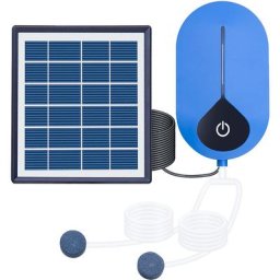 Oxygénateur de Pompe à air d'eau Solaire, aérateur de Pompe à oxygène d'air d'étang de Piscine