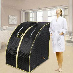 Sauna À Vapeur Portatif 1.5L,Tente Sauna à vapeur personnel Thérapie De Désintoxication Cabine, SPA
