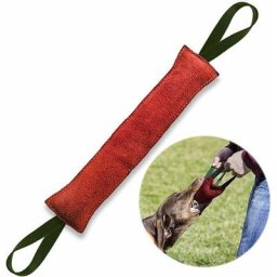 Boudin Chien, Boudin Mordant Chien Indestructible, 40 cm, avec 2 Anses, Jouet pour Chien en Tuyaux