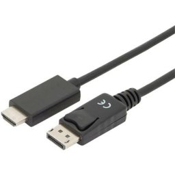 Digitus - DisplayPort / hdmi Câble adaptateur Fiche mâle DisplayPort, Fiche mâle hdmi-a 3.00 m noir