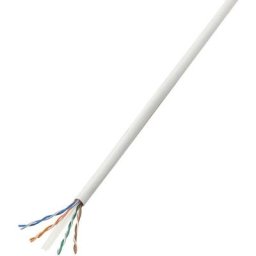 Tru Components - Câble réseau cat 6 u/utp cat 6/CCA 1571464 4 x 2 x 0.27 mm² blanc 25 m - blanc