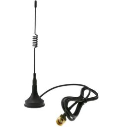 Cablemarkt - Antenne WiFi externe omnidirectionnelle avec connecteur sma mâle 433 MHz à 3 dBi 150