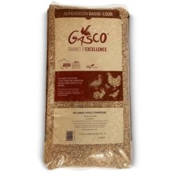 Mélange graines pour poules pondeuses 20 kg basse cour Gasco Multicolor