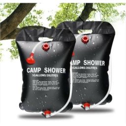 Sac de Douche Solaire, 2 pcs 20L Douche Solaire de Camping Solaire Sac de Douche Portatif Extérieur