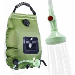Sac de douche de collecte d'énergie solaire Sac de douche portable Sac de douche de camping 20L Sac
