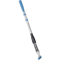 Aspirateur balai électrique sans fil piscine spa - manche télescopique 106-162 cm - brosse, sac