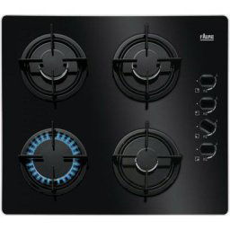 Table de cuisson gaz 59cm 4 feux verre noir Faure fgo62414ba1 - noir