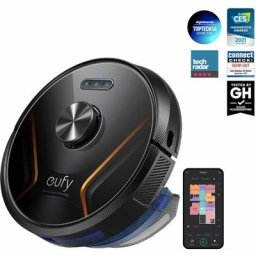 Aspirateur Robot Navigation Laser Eufy by Anker, RoboVac X8 Hybrid, Aspiration et Lavage 2-en-1,