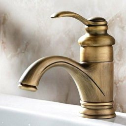 Antique Rétro Robinet De Bain Bassin Européen Chaud Et Froid Salle De Bains Lavabo Mitigeur Bronze