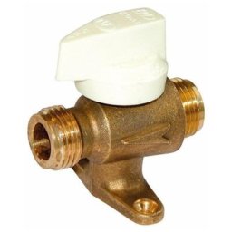013055 robinet securite r o a i avec patte double male 1/2 gaz naturel