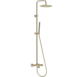 luisa II 250 colonne bain et douche avec thermostatique or - Or