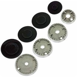 Kit de brûleur complet 4 unités 100 mm, 75 mm, 75 mm, 55 mmm