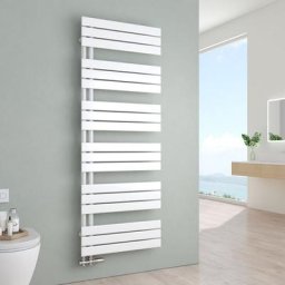 Sèche-serviettes eau chaude Radiateur eau chaude en acier Radiateur à panneau plat Blanc 1599x600mm