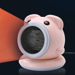 Remise Chauffe-Pièce Portable en Céramique, Avec Chauffage Rapide 750w Ptc 3s, Mini Chauffage De
