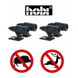 Hobi - 2 lot de 2 x 100% Original avertisseur à ultrasons repousse gibier Sifflets Ultrasons Anti