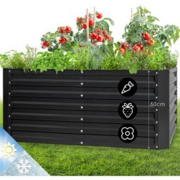 Jardinieres Exterieur Surélevées, Pot de Fleur Exterieur pour les Fleurs, Herbes, Fruits, Légumes,