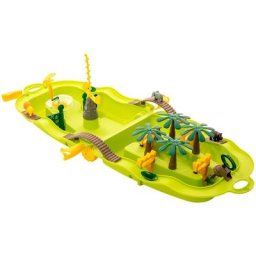 Jungle Water Fun Trolley Jeu d'eau, Trolley d'eau a partir de 2 ans Jeu Extérieur Facile à