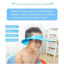Casquettes de douche pour bébé bonnet de shampoing lavage des cheveux chapeaux de visière de bain