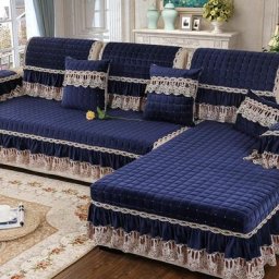 Housse de canapé en tissu grande serviette en dentelle coussin de dossier Simple moderne