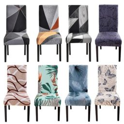 Housse de protection extensible et lavable pour chaise de salle à manger housse de siège pour salle