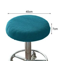 Housses de chaise élastiques utiles housses de tabouret de bar housses de chaise housse ronde