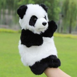 Marionnette Panda à main poupée en peluche pour enfants jouets éducatifs préscolaire maternelle