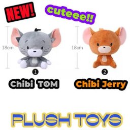 Chibi – peluche Tom et Jerry jouet de film de dessin animé grignoteuses chat souris savon en