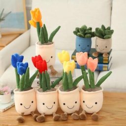 Plantes succulentes réalistes 25/35cm peluche de décoration jouet doux pour décoration de