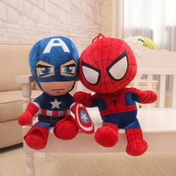Peluche douce Marvel Avengers pour enfants services.com America Iron Man jouets SpidSuffolk