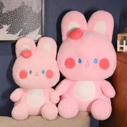 Jouets en peluche Harvey Rabbit Butter pour filles lapin mignon jouets de confort oreiller animal