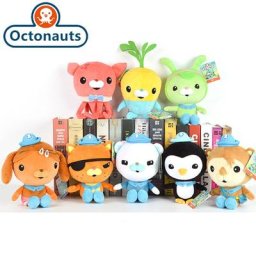 Octonauts – jouets en peluche pour filles 13cm/19cm/30cm Kwazii Peso Barnacles poupées en