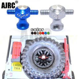 Roue de secours en aluminium pour Trax Trx-4 Defender Axial Scx10 Ii outil de verrouillage des