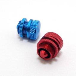 Bouchon de tube de remplissage de carburant en aluminium bouchon de ligne de point bouchon de