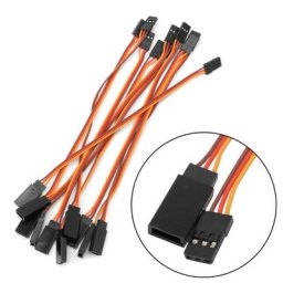 Câble d'extension pour servomoteur RC Futaba JR 10 pièces 150mm 200mm 300mm 500mm mâle à