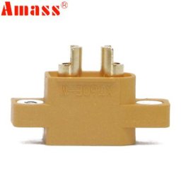 AMASS XT60E-M montable count60 connecteur de prise mâle avec vis pour modèles de course multicopter